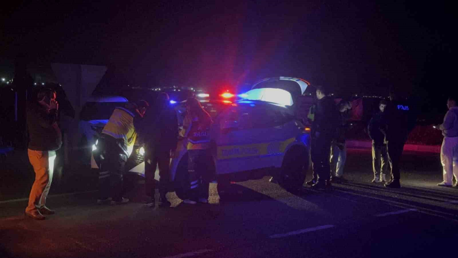 Muratlı Çevreyolunda trafik kazası: Araçlardan biri yan yattı
