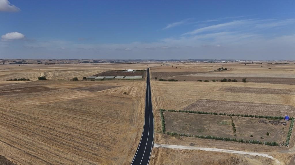 Muratlı’da 10 kilometrelik yol yenilendi
