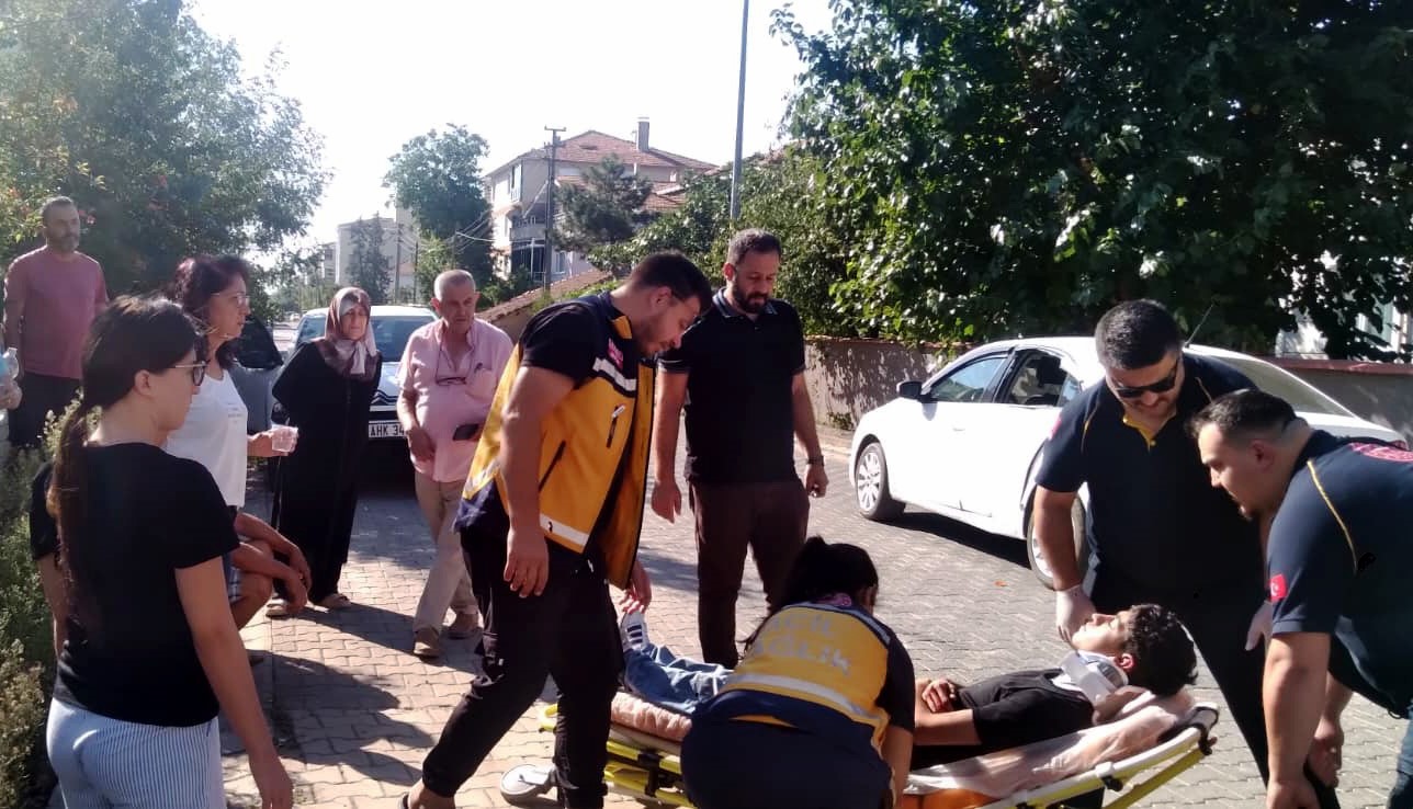 Muratlı’da motosiklet ile otomobil çarpıştı: 1 yaralı
