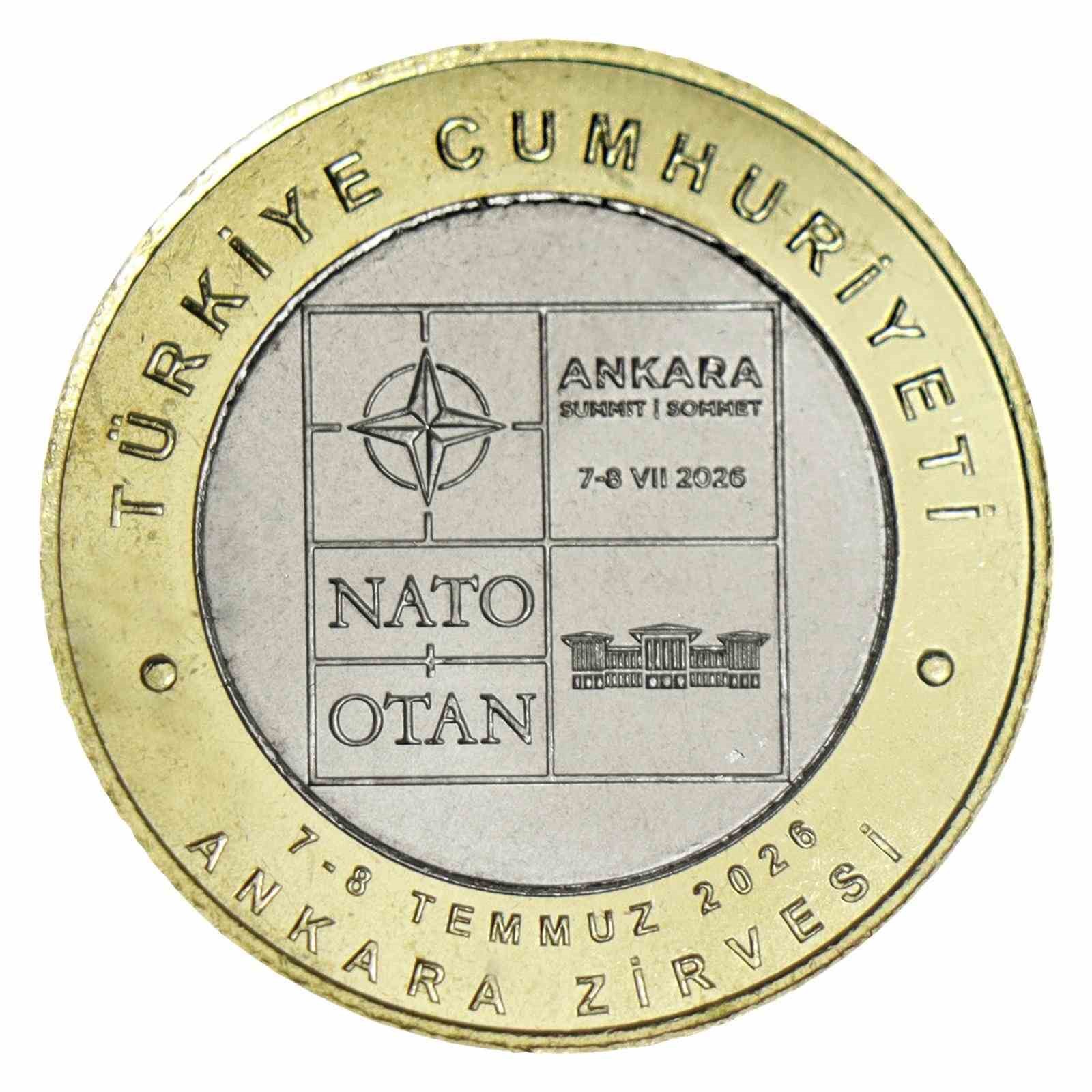 NATO Zirvesi’ne özel madeni para
