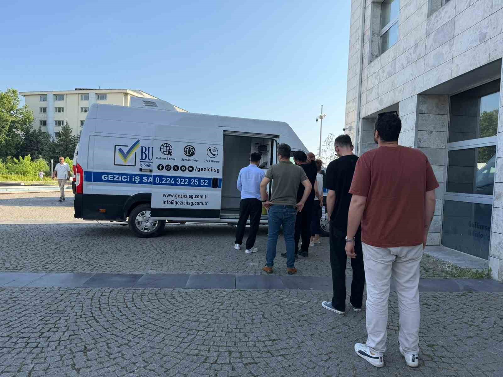 Nilüfer Belediyesi çalışanlarına sağlık taraması
