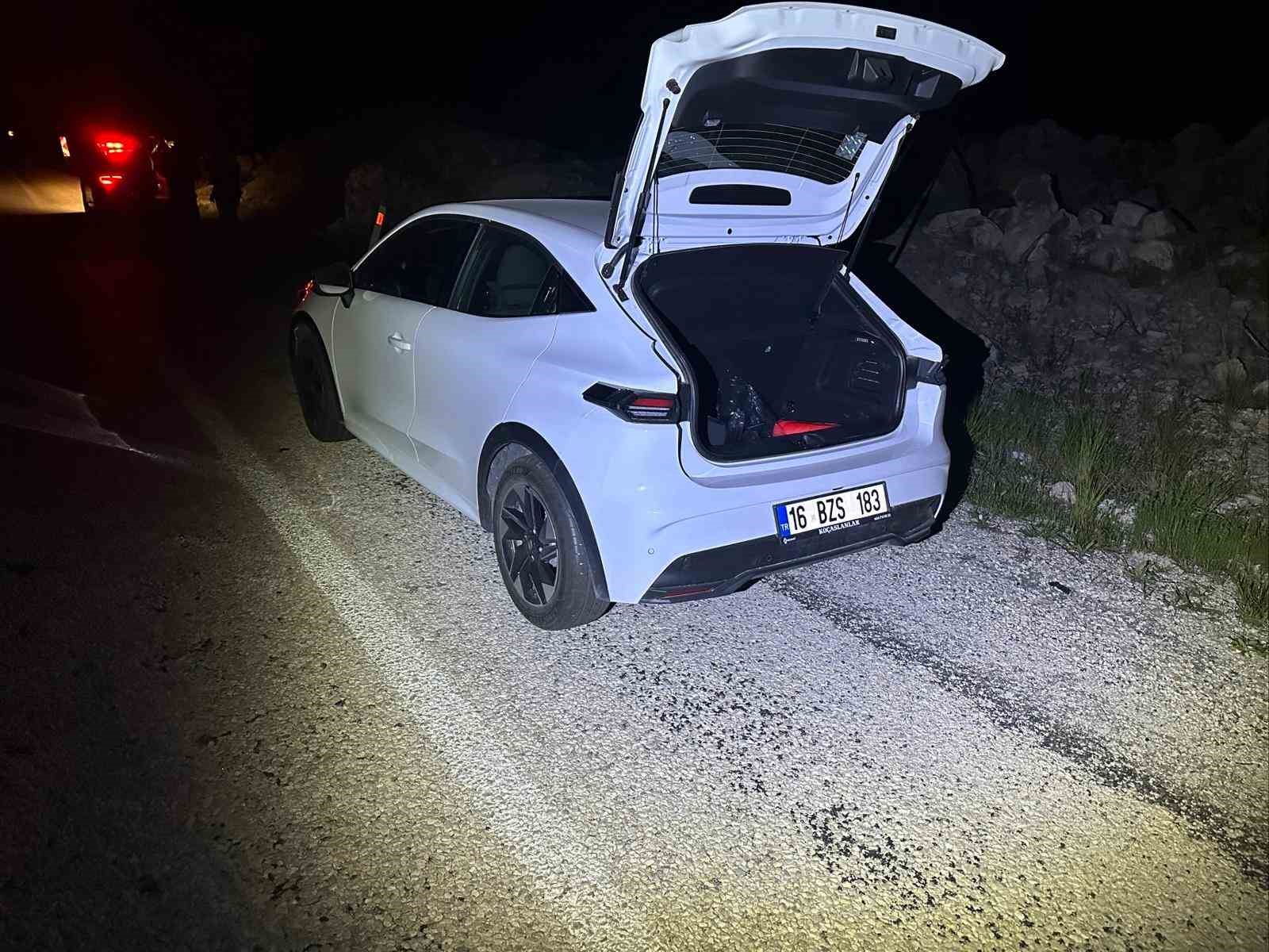 Önüne aniden çıkan köpeğe duramayarak çarptı
