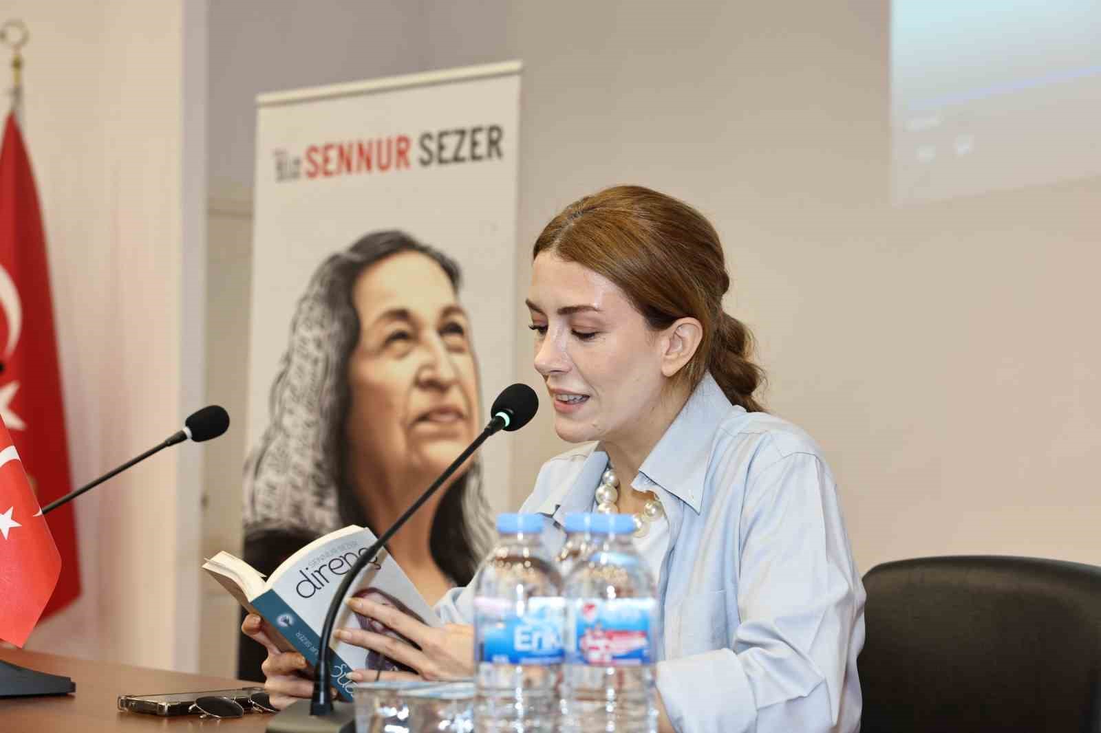 Oyuncu Elit Andaç Çam Nilüfer’de gençler ve işçilerle buluştu
