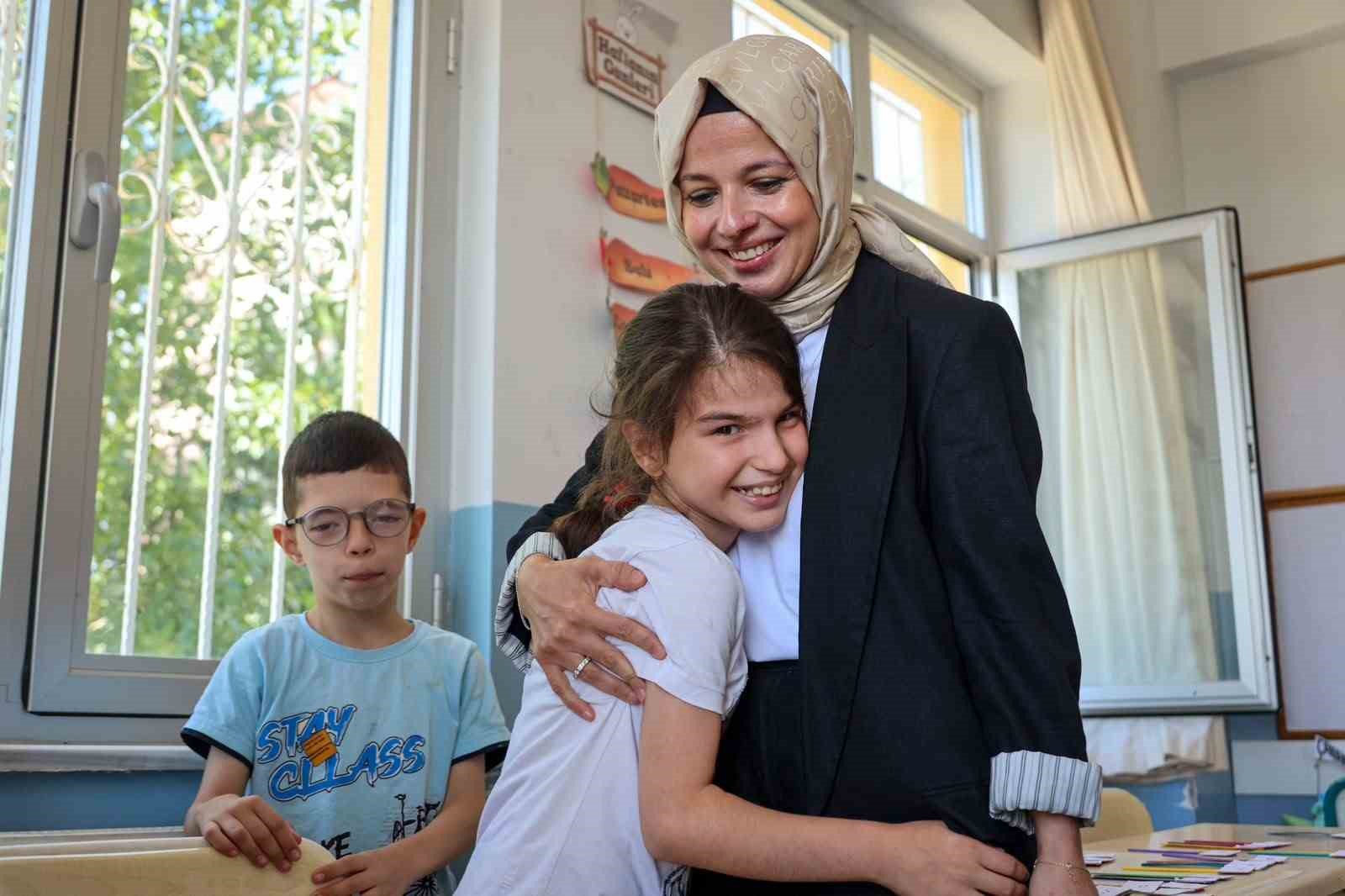 Özel ihtiyaçlı öğrenciler için açılan kurslar yerinde incelendi
