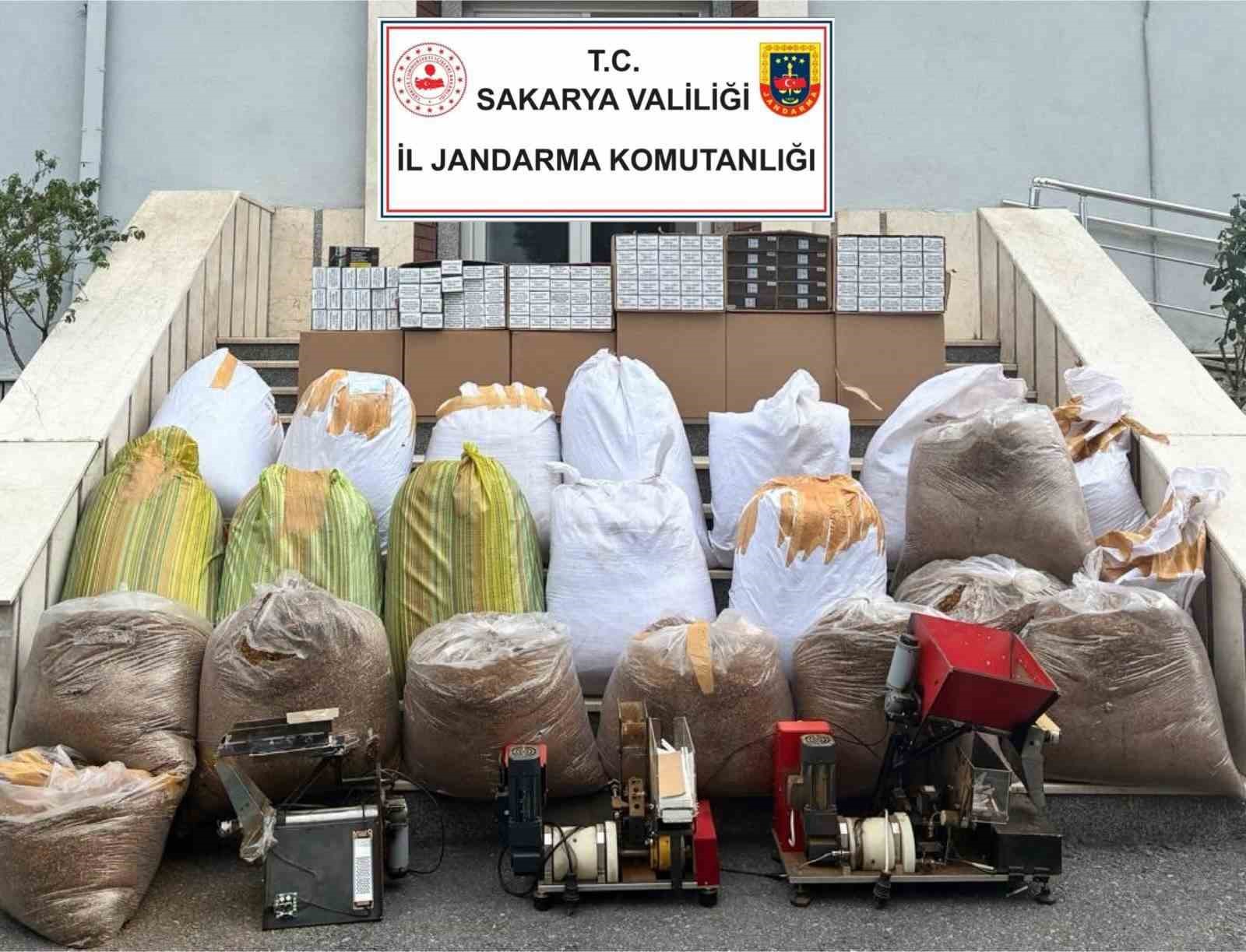 Sakarya’da kaçakçılık operasyonu
