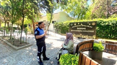 Şeyh Edebali Türbesi’nde vatandaşlara dolandırıcılık uyarısı
