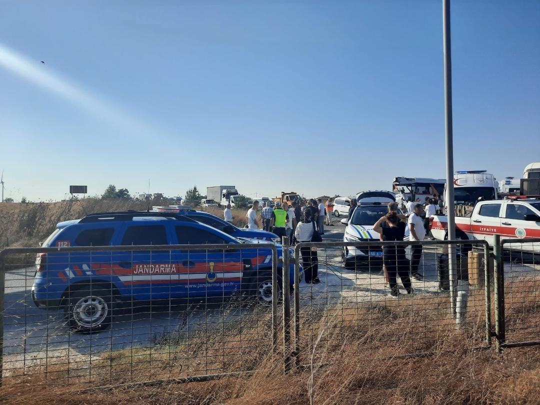 Tekirdağ’da zincirleme kaza: 5 yaralı
