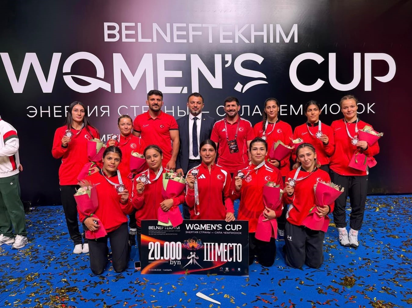 U23 Belneftekhim Women’s Cup’ta milliler, takım halinde 3. oldu
