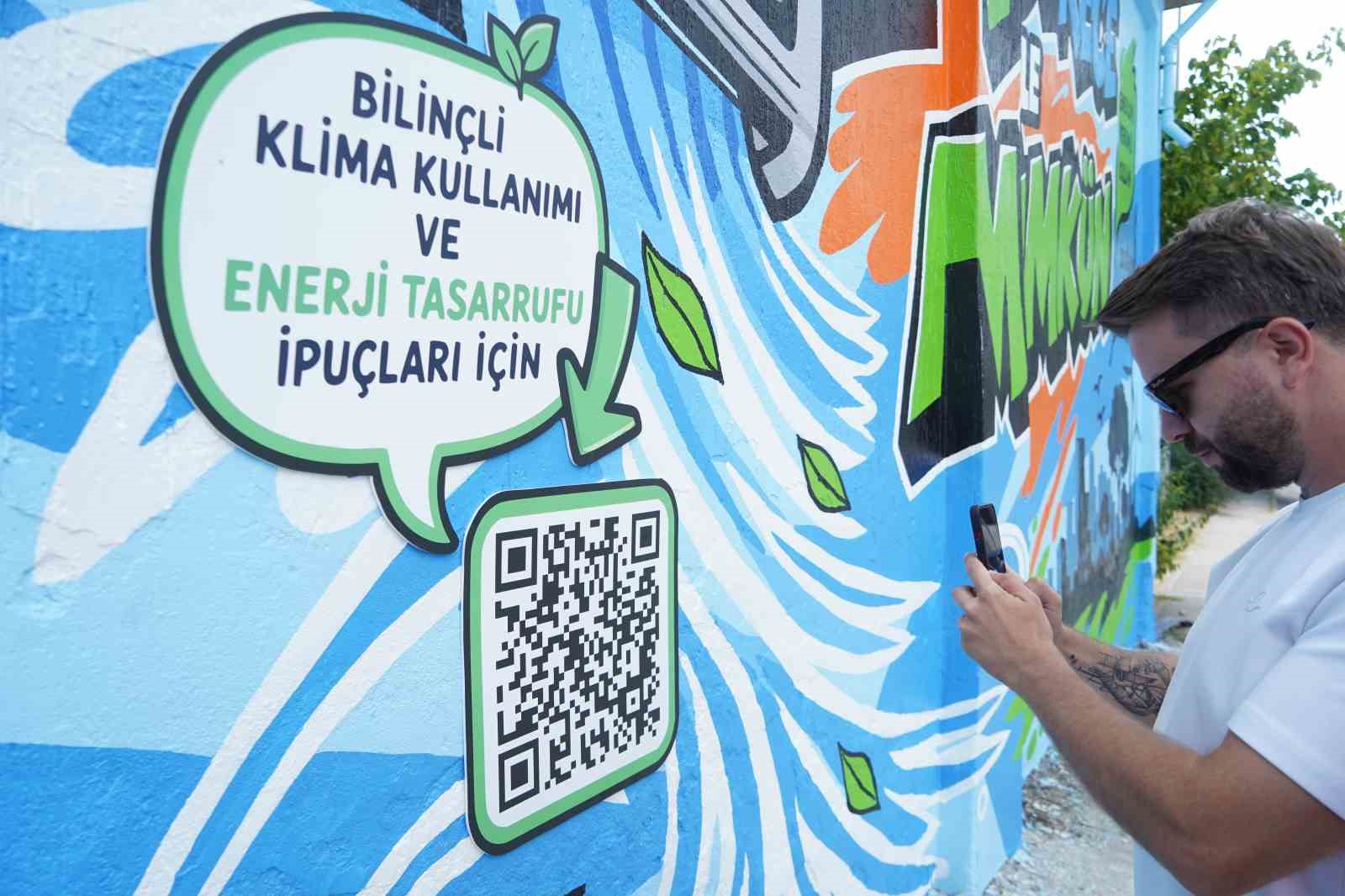 UEDAŞ, "24 derece ile mümkün" mesajını trafolara taşıdı
