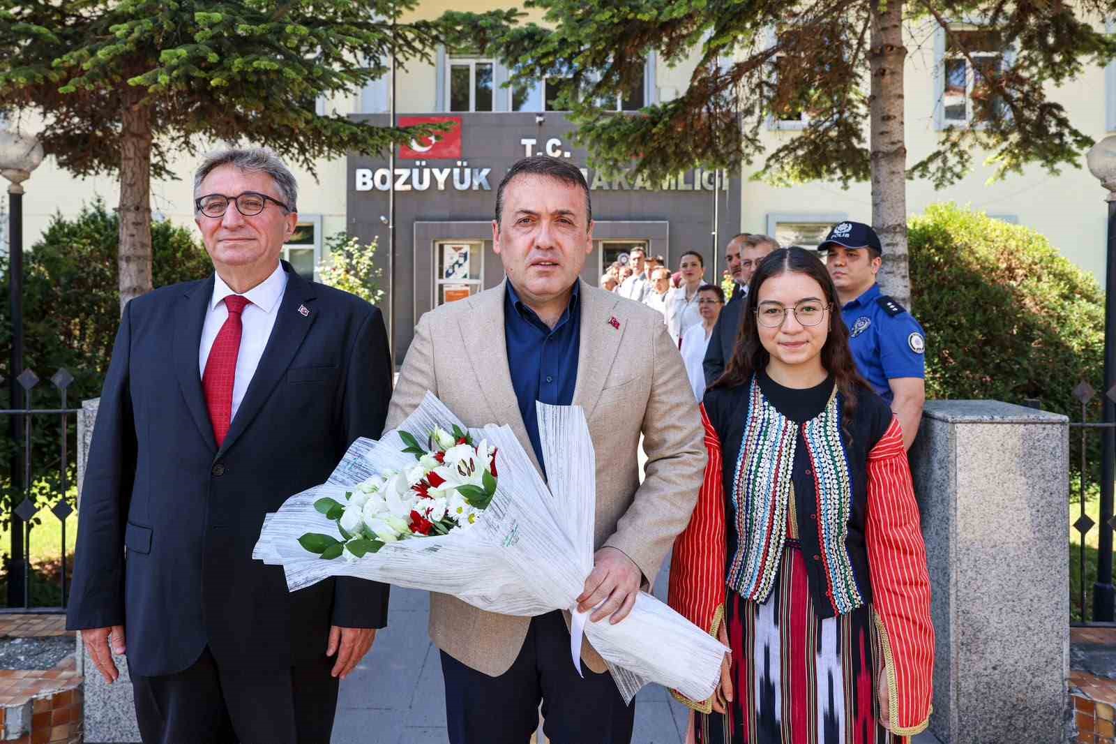 Vali Sözer’den Kaymakam Helvacı’ya iade-i ziyaret
