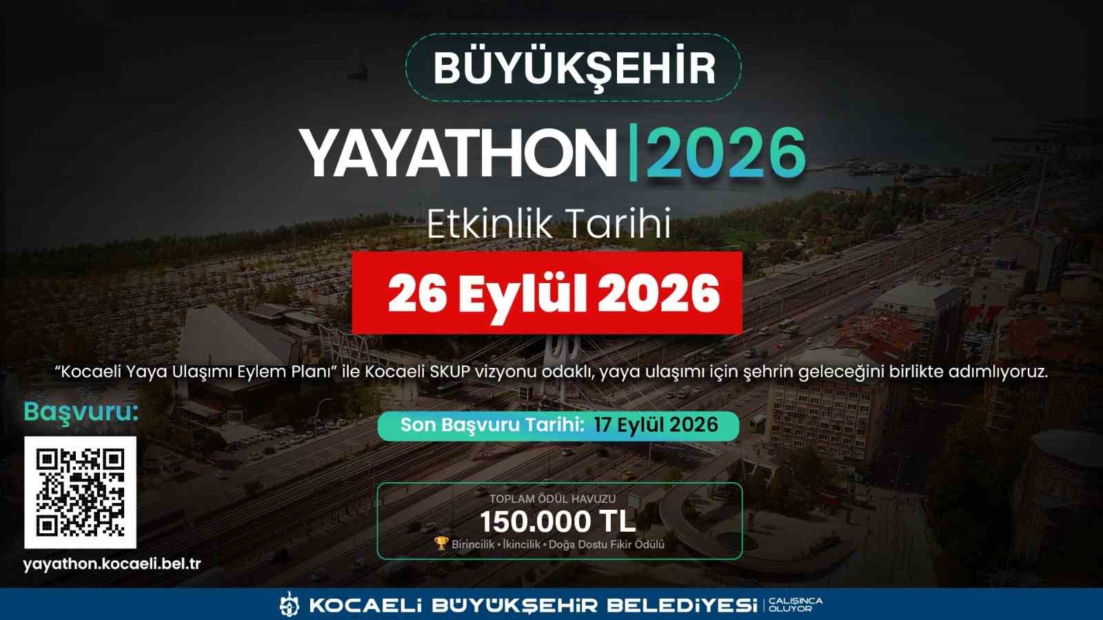 Yaya ulaşımına yenilikçi çözümler arayan yarışmada büyük ödül 150 bin TL
