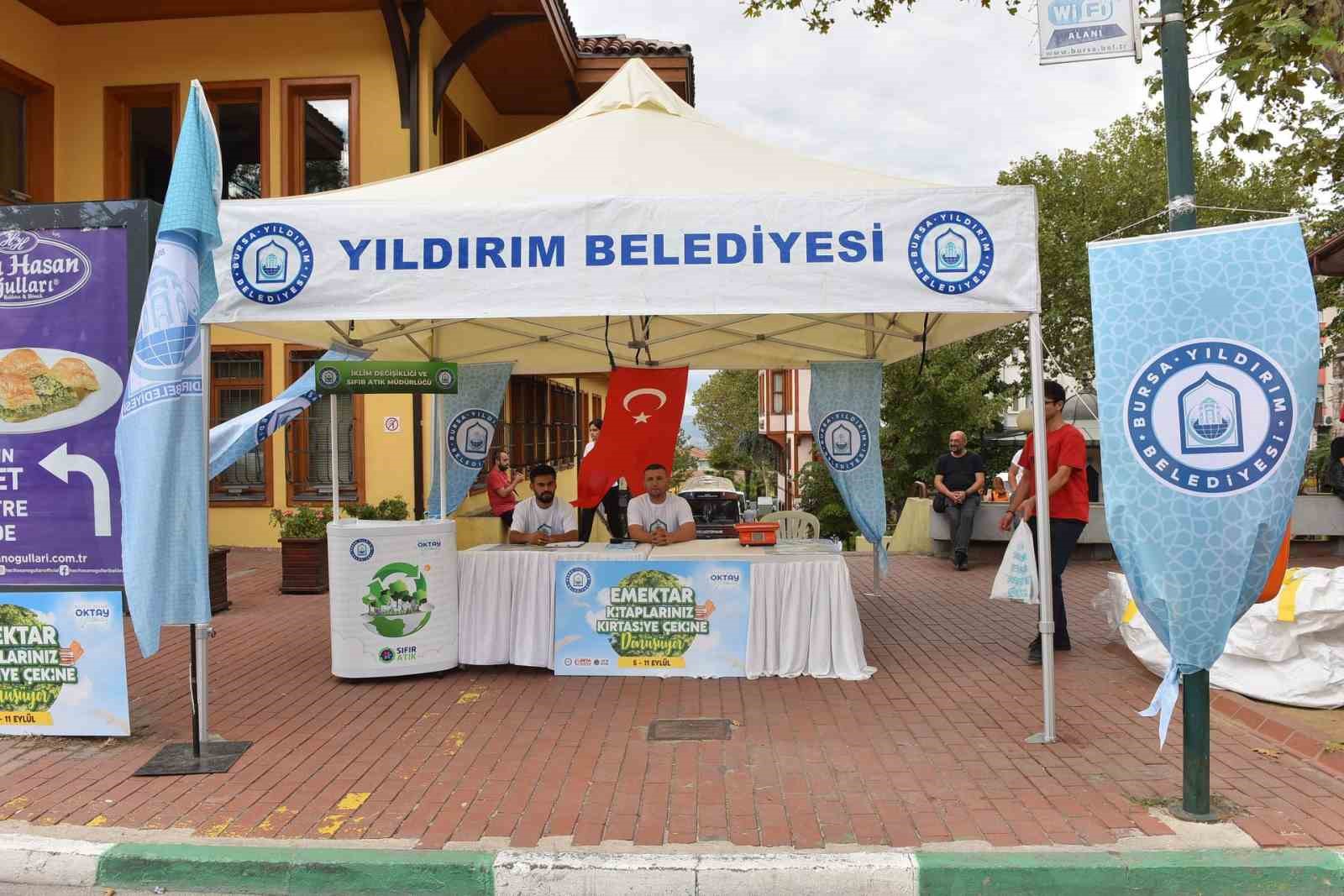 Yıldırım’da emektar kitaplar nakite dönüşüyor
