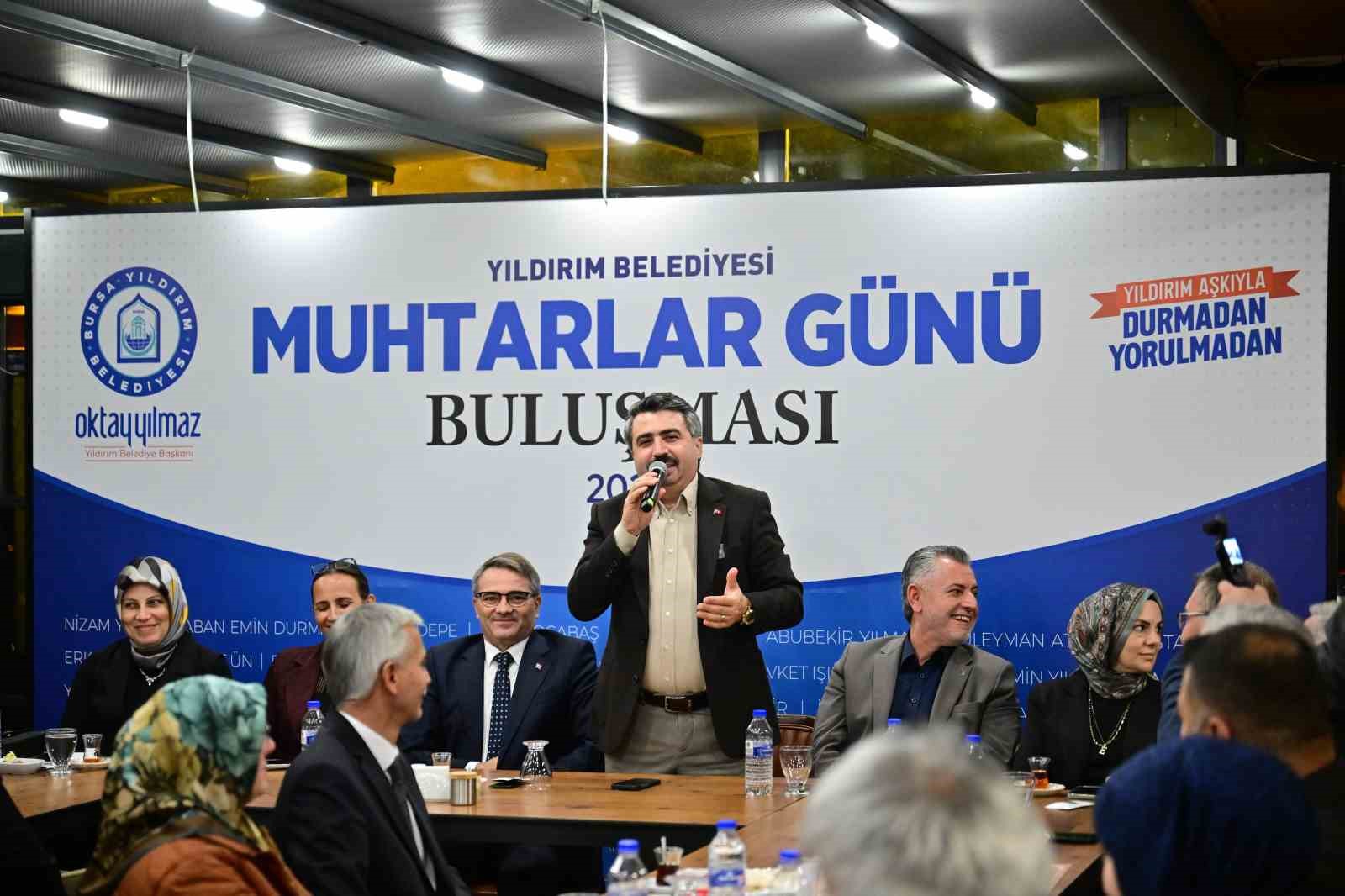 Yıldırım’da muhtarlar günü buluşması
