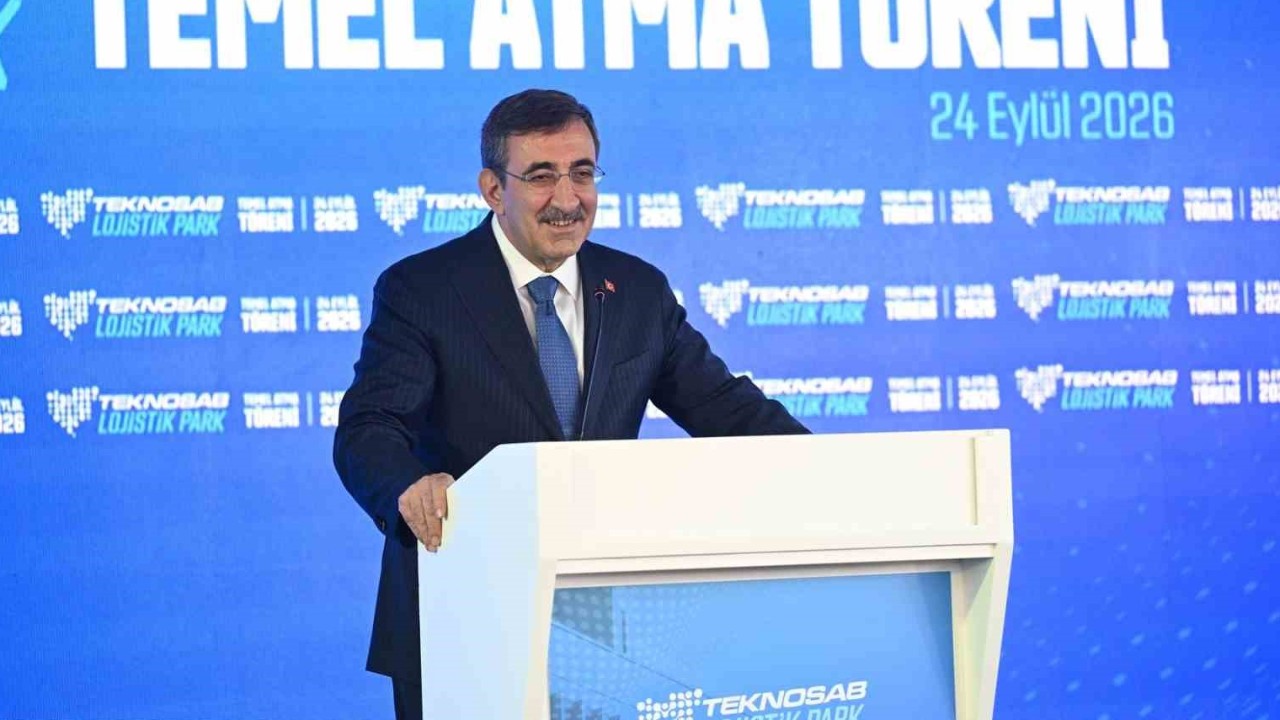 Cumhurbaşkanı Yardımcısı Cevdet Yılmaz Bursa’da: 210 milyon dolarlık Lojistik Park’ın temeli atıldı